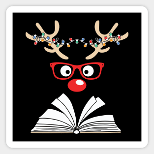 Merry bookmas Sticker